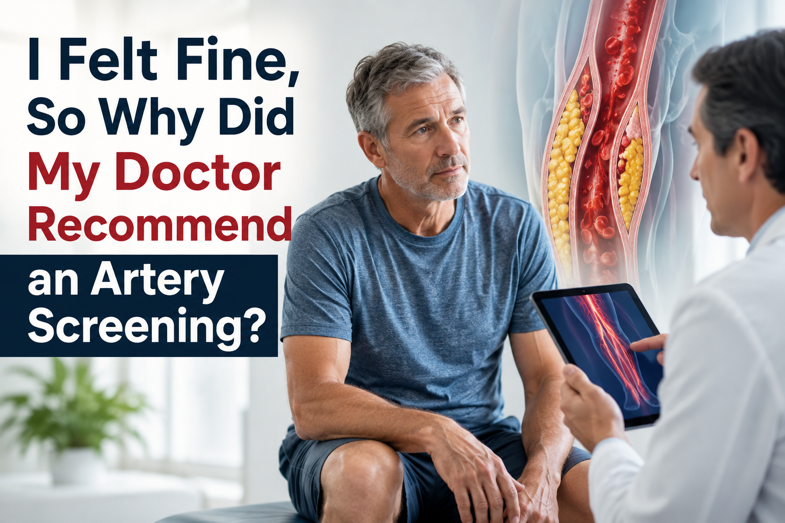 Feeling fine doesn't always mean your arteries are healthy. Learn why your doctor may recommend an artery screening and how early PAD detection can protect your health.